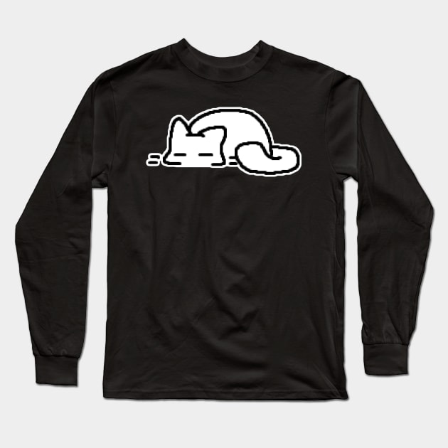 snoozy kitty Long Sleeve T-Shirt by Kippicat